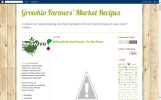 Growhio Farmers' Market Recipes