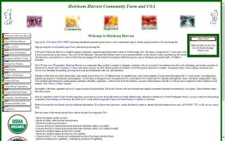 Heirloom Harvest Community Farm and CSA