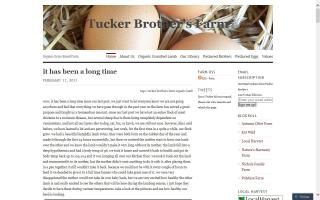 Tucker Brother's Farm -  Blog