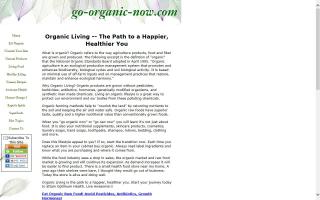 Go Organic Now - Blog