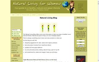 Natural Living for Women - Blog