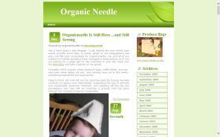 Organic Needle - Blog