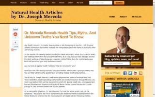 Dr. Mercola’s Health - Blog