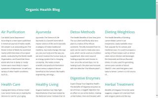 Organic Health - Blog