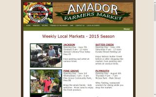 Amador Farmers' Market - Sutter Creek